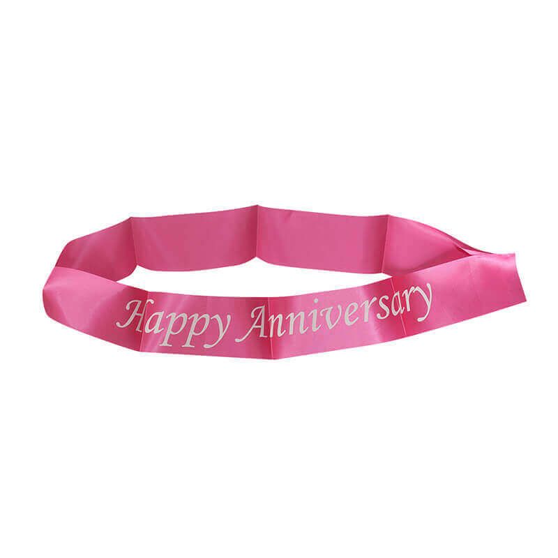 Anniversary Sash Pink
