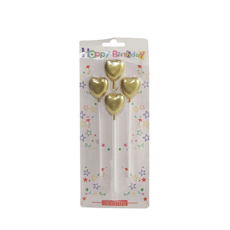 Birthday Heart Candles