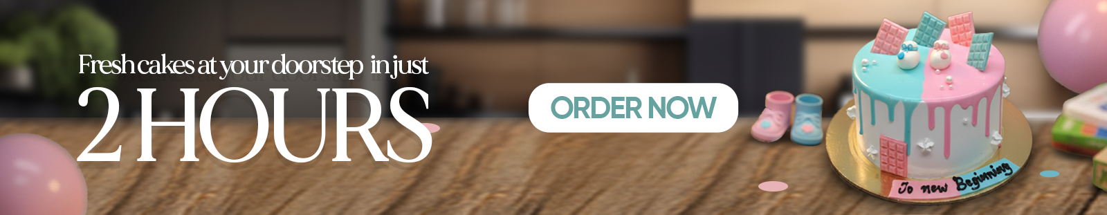 Fast two-hour delivery for quick and fresh arrivals.