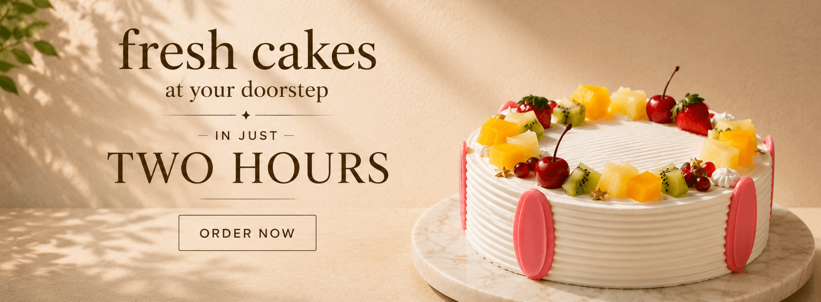 Fresh Cakes at your doorsteps in just 2 hrs