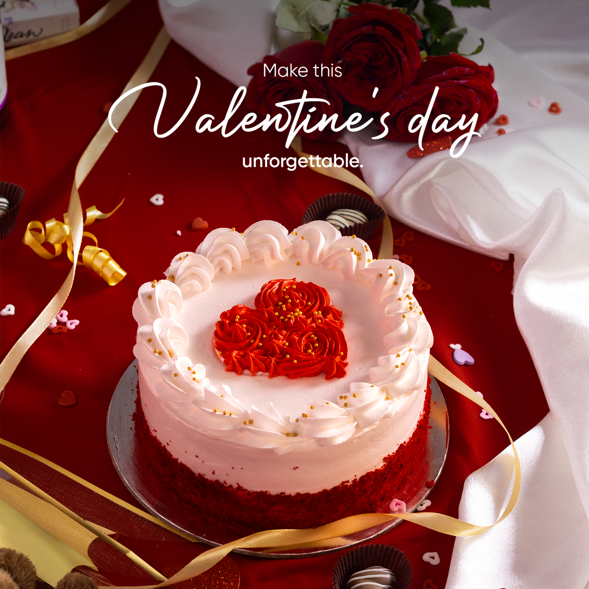 Whisper Your Secret Message - Valentine's Day Cake