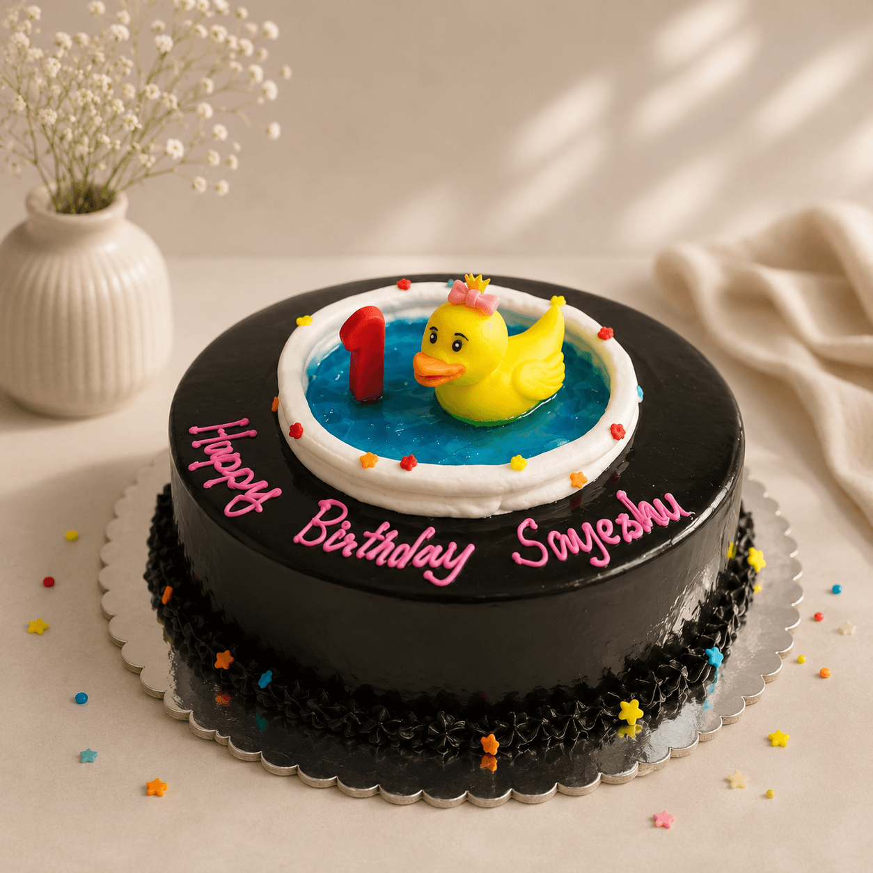 Baby Tub Birthday Cake