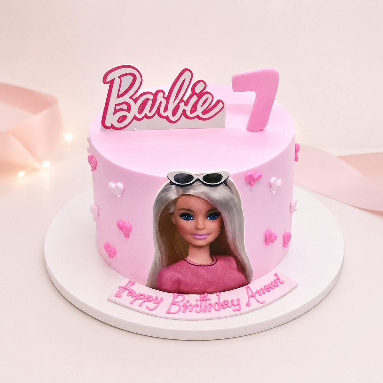 Barbie Print Cake