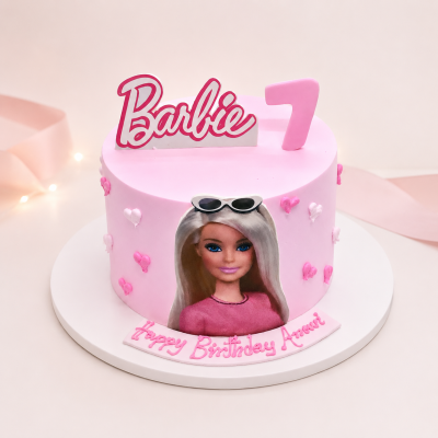 Barbie Print Cake