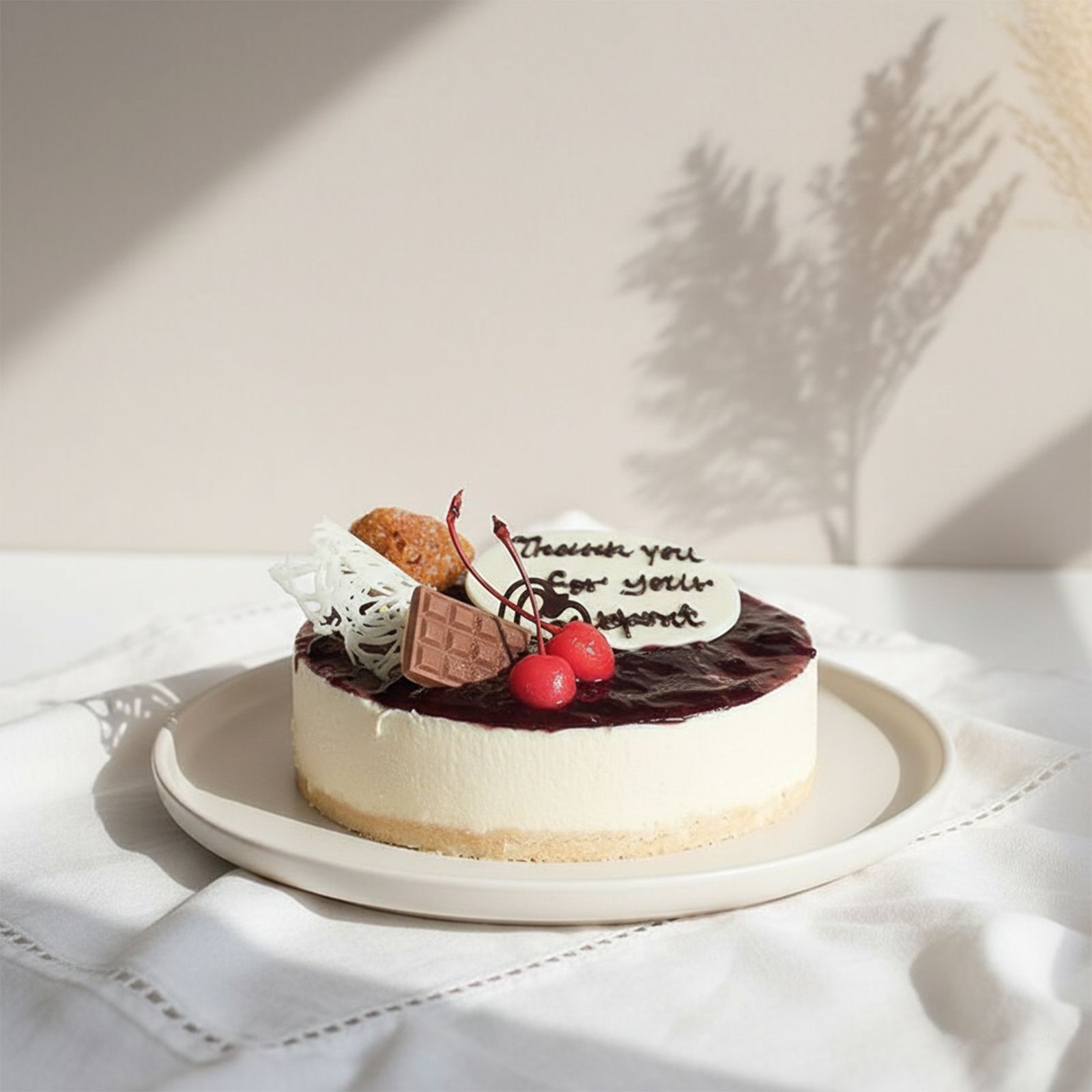 Rich Blueberry Cheesecake