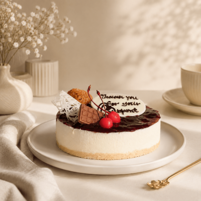 Rich Blueberry Cheesecake