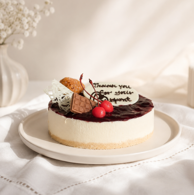 Rich Blueberry Cheesecake