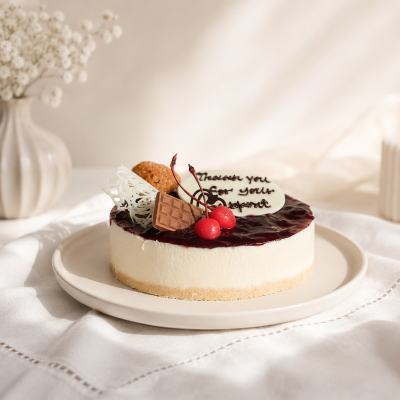 Rich Blueberry Cheesecake