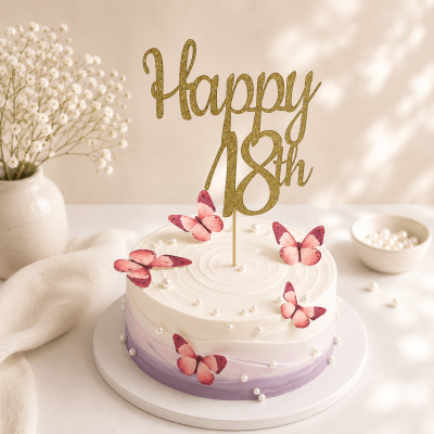 Butterfly Themed Cake
