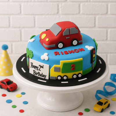 Car Fondant Cake