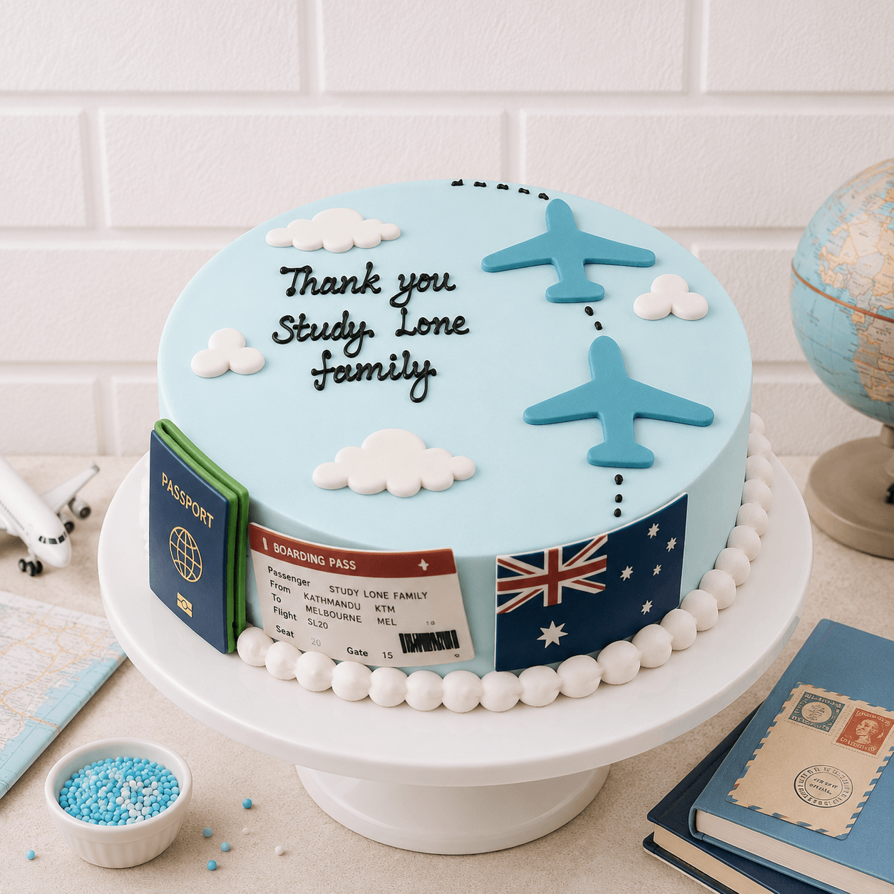 Customized Farewell Cake