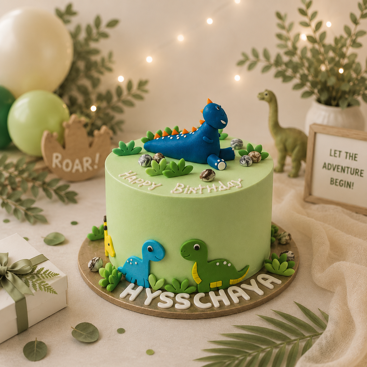 Dinosaur Themed Cake