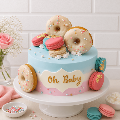 Doughnut Drip Cake