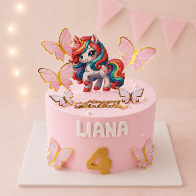 Enchanted Rainbow Dreams Cake