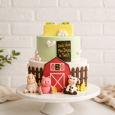Farm Themed Cake