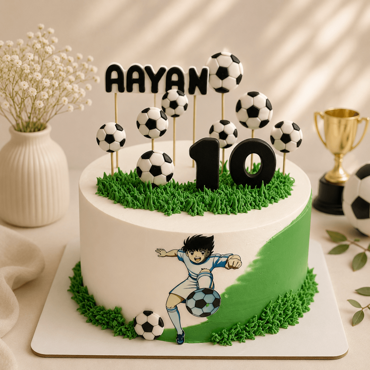 Football themed cake