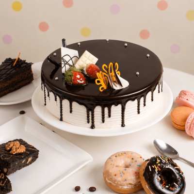 Glazed Chocolate Cake
