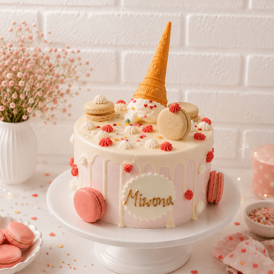 Ice Cream Dump Drip Cake