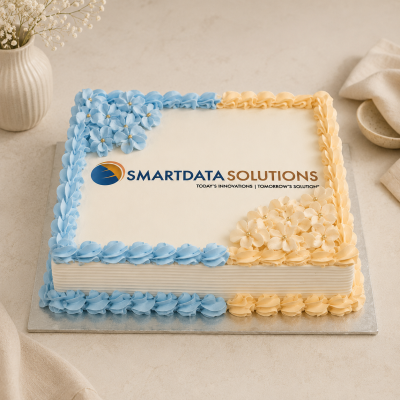 Logo Print Cake