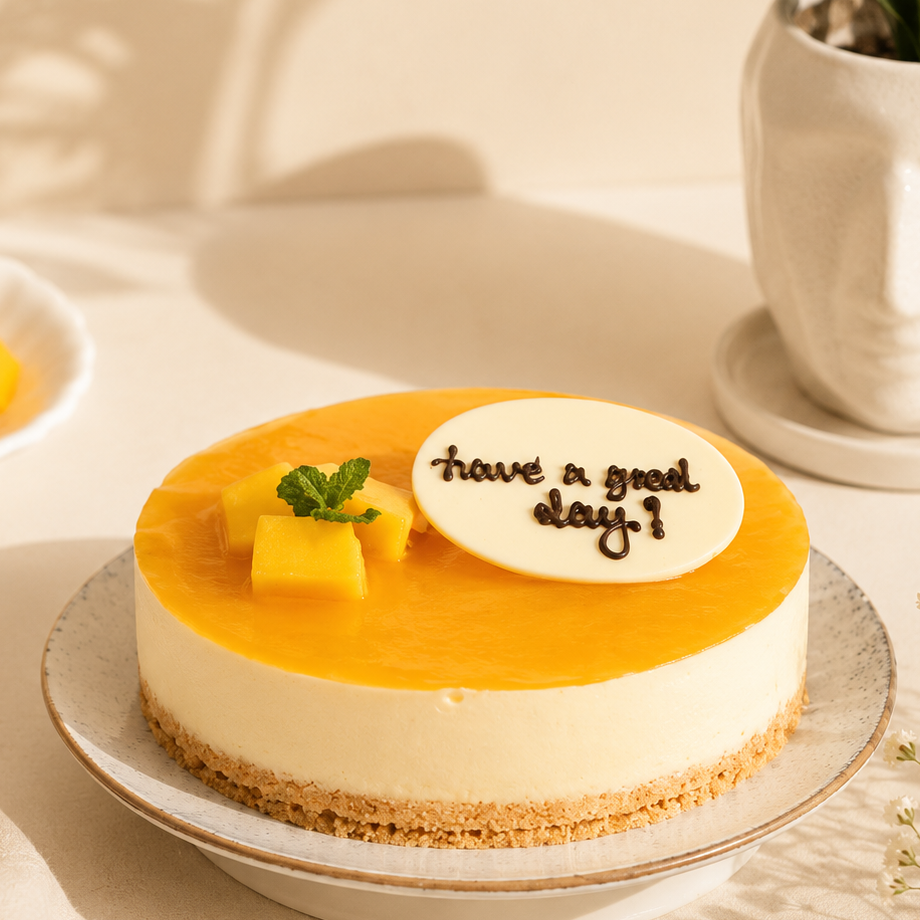 Mango cheesecake