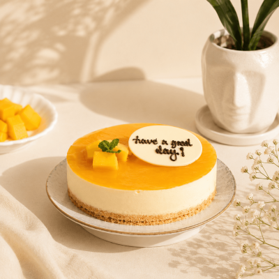 Mango cheesecake