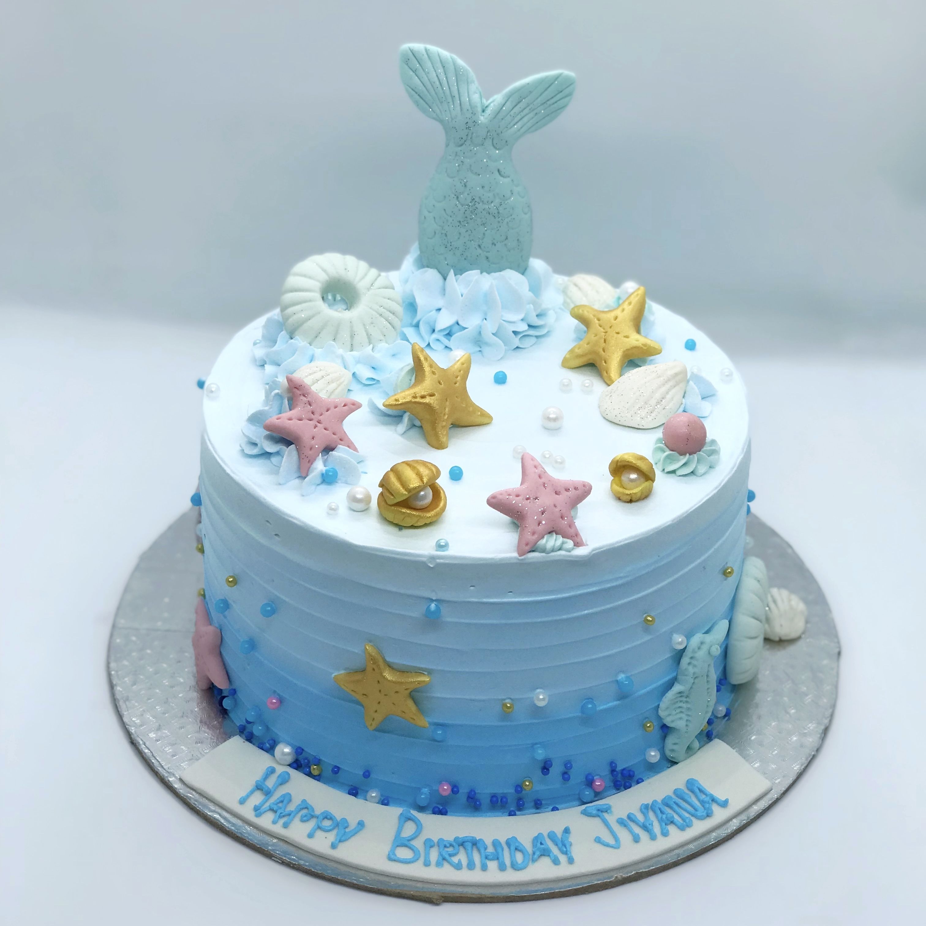 Mermaid Themed Customized Cake