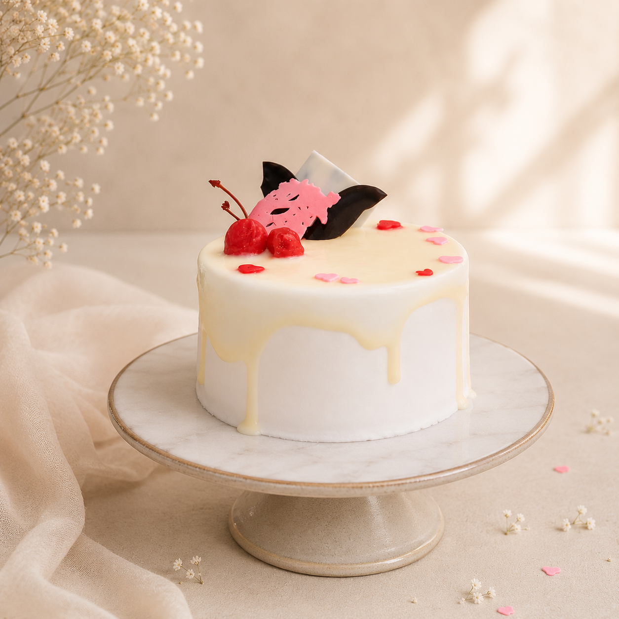 Minimal Dressing Mini Cake