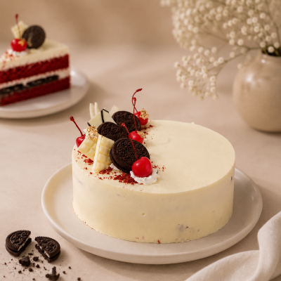 Red Velvet Oreo Cheesecake