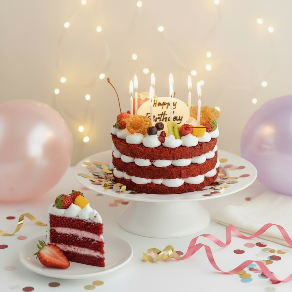 Signature Red Velvet Cake for Birthday