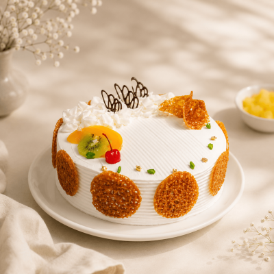 White Forest Cake